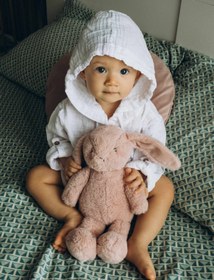 Resim 2 Kat Müslin Unisex Bebek Gömleği - Beyaz - 3-4 Yaş 