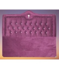 Resim Bengi Ticaret Başlık Alc Kral Model 90 cm Kapitone Mürdüm Renk Kumaş Döşeme El Yapım 