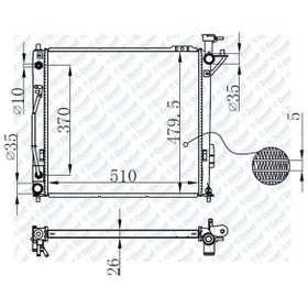Resim Motor Su Radyatoru Sorento 2,2 Crdi 2010- Santafe 2,0 Crdi 2006- 504622365 