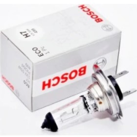 Resim Bosch H7 55W 12V Eco Ampul Motorlu Araçlar İçin PX26d Soketli Yüksek Performans 