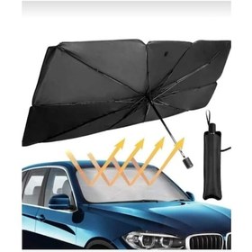 Resim Yclshop Araba Güneş Gölge Koruyucu Şemsiye Oto Ön Cam Güneşlik 