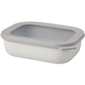 Resim Mepal 106255032500 Multi Bowl Cirqula Rectangular Saklama Kabı 1000 Ml - Nordic White 