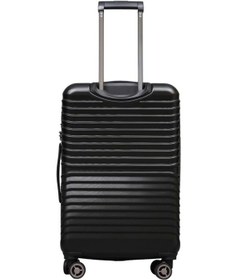 Resim 2'li Valiz Seti Polikarbon Büyük Boy Orta Boy Valiz Siyah 1811 Siyah 