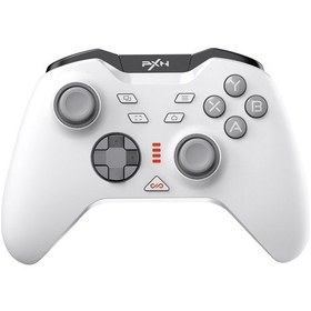 Resim Steam Pc Android İos Uyumlu Nintendo Switch İçin Pxn P5 Bluetooth Kablosuz Oyun Denetleyicisi Beyaz 