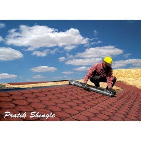 Resim Desenli Shingle Şıngıl Çatı Şiltesi Desenli Membran Çatı Kaplama (498498898) 