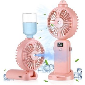 Resim Jialan Su İle El Vantilatörü, El Vantilatörü, Şarj Edilebilir 