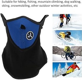 Resim Boyun Gaiter Motosiklet Yüz Maskesi Koşmak İçin Yarım Maskeler Snowboard'u 