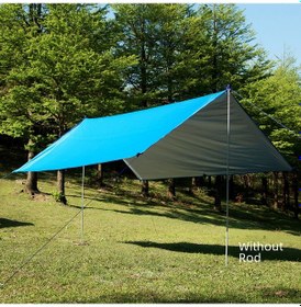 Resim Xiyyadms Outdoor Güneşten Koruma Su Geçirmez Ultra Hafif Çadır: Sahne, Piknik İçin Yeşil Silver Kaplama Diğer 