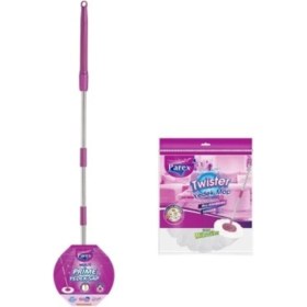 Resim Özgürce Pratik ve Dayanıklı Twister Yedek Sap ve Mop Seti 