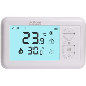 Resim Rcon RC 305S KABLOSUZ PROGRAMLANABİLİR ODA TERMOSTATI 