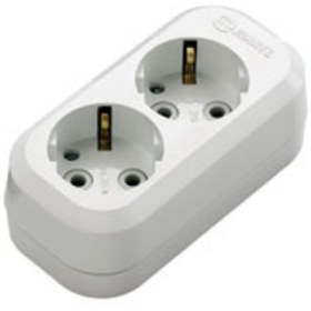 Resim MAKEL 2 Li Topraklı Klemensli Kablosuz Grup Priz 