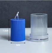 Resim Siliko World Mum Kalıbı Şeffaf 