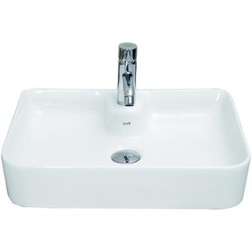 Resim Alvit Smart Slim Tezgah Üstü Setüstü Lavabo 35 x 50 CM 