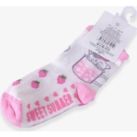 Resim Katamino Breeze Kız Çocuk Soket Çorap Abs Li Kedili Pembe (1-2-5-6 Yaş) 