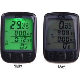 Resim Baygın Bisiklet Sundıng Xbyc 6027 Kablolu 27 Fonk Işıklı Kilometre Saati Sayacı 