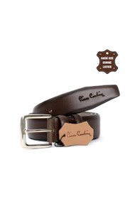 Resim Pierre Cardin Pc351 Erkek 3,5 Cm Hakiki Deri Kemer Kahverengi Koyu-kahverengi Koyu Koyu Kahverengi 
