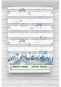 Resim Perdecizade Enxboy Bulutlar Dijital Baskılı Zebra Perde-cocuk Odası-stor Perde Tyc636bd3604e371e9acb7800 Renkli 