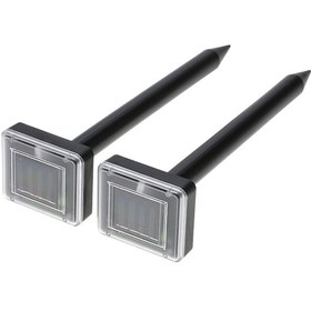 Resim Singree Güneş Enerjili 2'li Ses Dalgalı Bahçe Ve Tarla Fare Kovucu Seti - 400m² Koruma 