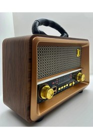 Resim ataşbey Rt-817 Nostalji Müzik Kutusu, Bluetooth, Usb/sd/aux/fm 3 Band Radyo Kumandalı 