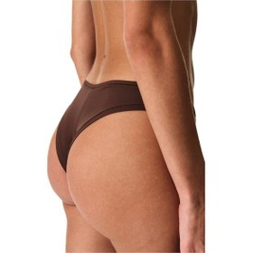 Resim Penti Kahverengi Micro Highleg Brazilian Külot Bbw 