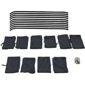 Resim Oto Pandami Volkswagen T5 2004-2022 Uyumlu Füme Raylı Oto Perde Takımı 