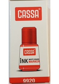 Resim Cassa Beyaz Tahta Kalemi Mürekkebi 20Ml Kırmızı 