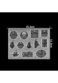 Resim Epoksi Çoklu Silikon Kalıp 15 x 11.5 CM 