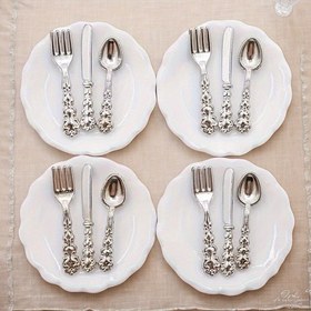 Resim 4 Adet Mini Bebek Evi Çatal Bıçak Seti - Karışık Renkli Tabaklar, Simüle Bıçak, Çatal & Kaşık, Gerçekçi Mutfak Sahnesi Modeli, DIY Bebek Evi Dekor Aksesuarları, Mükemmel Doğum Günü/Yeni Yıl/Tatil Hediyesi, Elektrik Gerektirmez, Bebek/Ev için Aksesuar, Minyatür Bebek Evi Mobilyası ve Aksesuarları, Minyatür Eşya, Minyatür Bebek Evi Aksesuarı, Minyatür Oyuncak, Minyatür Bebek Evi Aksesuarı, Minyatür Ev Aksesuarı, Minyatür Oyuncak 