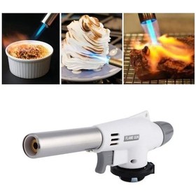 Resim 1300 C Çok Amaçlı Gaz Torch Çakmak - Mutfak, Mangal, Lehimleme Pürmüz Alev Tabancası 4741 