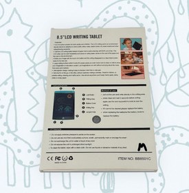 Resim Hediyelik Renkli Writing Tablet Lcd 10Inç Kalemli Çizim Yazı Tahtası Not Yazma Eğitim Tableti - Kırmızı 