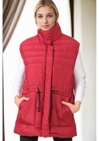 Resim Z9747 Dewberry Bayan Yelek-bordo Bordo 
