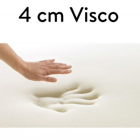 Resim EcoTopper - %100 Visco Hafızalı Soft Sünger Yatak Pedi - 4 cm / 100x200 