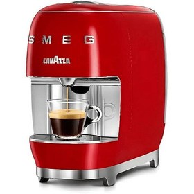 Resim Smeg Lavazza A Modo Mio Kırmızı Kahve Makinesi - Kırmızı 