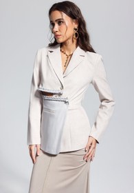 Resim Merrill Kesimli Asimetrik Blazer - M 