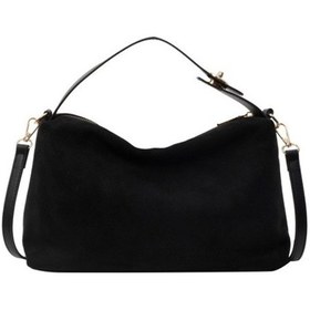 Resim Agoodshop Süet Postacı Çantası - Retro Buzlu El Ve Omuz Çantası - Çok Yönlü Kazma Çanta A.Haki 