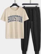 Resim Unisex Houston 2'li Eşofman Takımı Siyah 