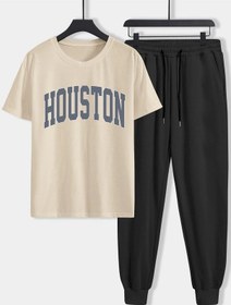 Resim Unisex Houston 2'li Eşofman Takımı Siyah 