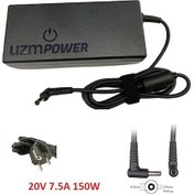 Resim Asus Uyumlu Fx705D 150W 20V 7.5A 6.0x3.7mm Adaptör Şarj Aleti Cihazı 