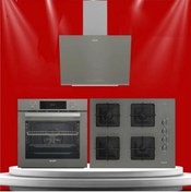 Resim Arçelik Grion Cam Ankastre Set 