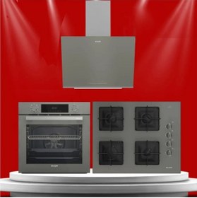 Resim Arçelik Grion Cam Ankastre Set 