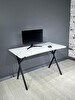 Resim Hey Modüler Mobilya Heygaming2 Profesyonel Oyuncu Masası Beyaz Siyah 110 CM 