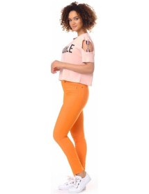 Resim Eren Giyim Dynamic Leggins Dynamic Kadın Renkli Pantolon Tayt-8478 Turuncu 