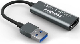 Resim CoverZone 4k Usb 3.0 Capture Video Yakalama Adaptörü Hdmi To Usb 4k 1080p 60fps Akış Konferans/canlı Yayın/oy 