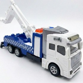 Resim Aya-40029m Polis Çekici Kamyonu Beyaz - Mavi 