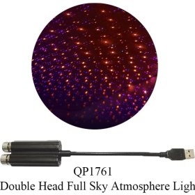 Resim Xiyu Shop Qp1761 Araba Usb Led Parti Işıkları Sahne Etkisi Karaoke Atmosfer Lambası 4W 5V Taşınabilir Disko Topu Renkli Lazer Dj Disko Hafif Müzik (Yurt Dışından) 