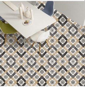 Resim Yer Kaplama Folyosu Laminasyonlu Taş Desen 