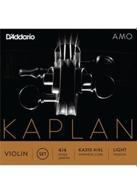 Resim Daddarıo Ka310L Keman Tel Seti. Kaplan Amo. 4/4 Scale. Lıght Ten 