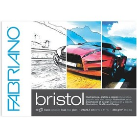 Resim Hobi-Marketart Fabriano Bristol Marker Defteri Blok 250 Gr. A4 20 Yaprak - 449449652 