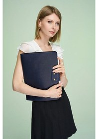 Resim Necati Çanta Apple Uyumlu MacBook Air Pro 13-14 Inç Organizer Evrak & Laptop & Tablet Çantası - Lacivert Lacivert 