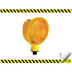 Resim Lorex Solar Trafik Yuvarlak Flaşör 